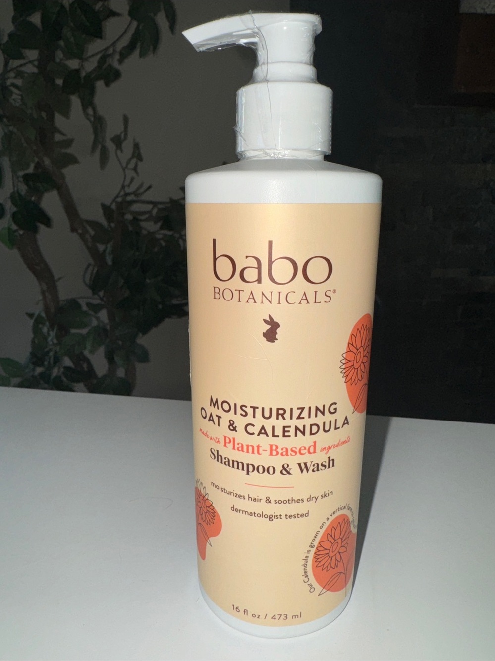 Babo Botanicals Moisturizing Oat & Calendula Shampoo & Wash - Plant Based